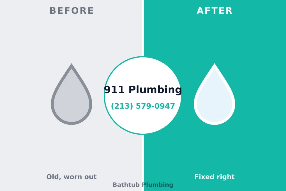Before and after: plumbing repair Jasonville, IN